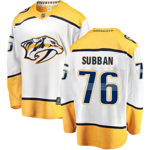 Herren Nashville Predators Eishockey Trikot P.K Subban #76 Breakaway Weiß Fanatics Branded Auswärts